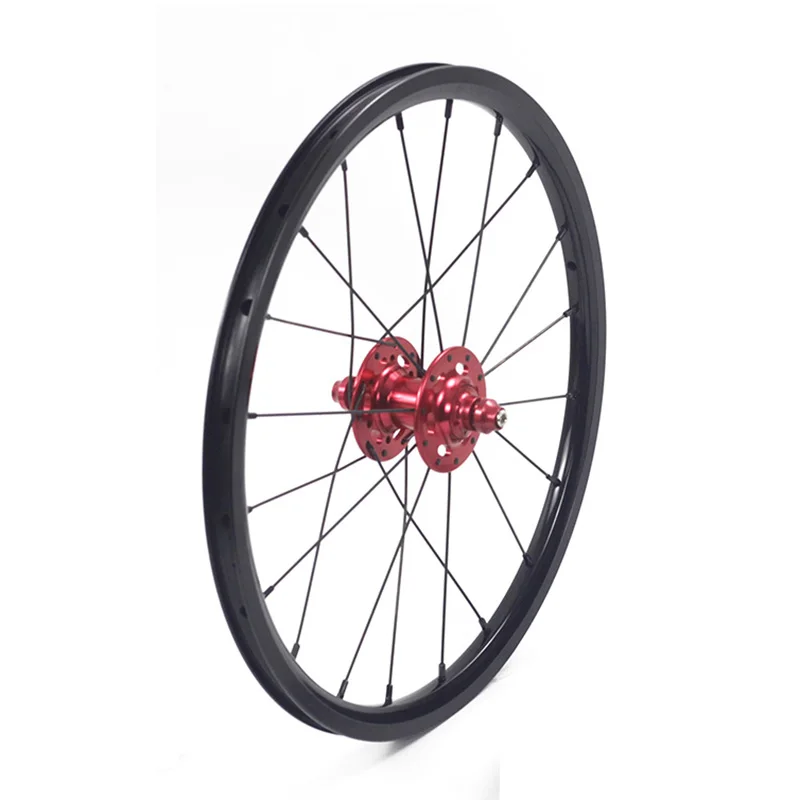 red front Silverock сплав 3 Скорость колеса 1" 1 3/8" 349 дисковые тормоза 20 защита для экрана из закаленного складной велосипед детский велосипед баланса карбоновые колеса для велосипеда - Цвет: red front