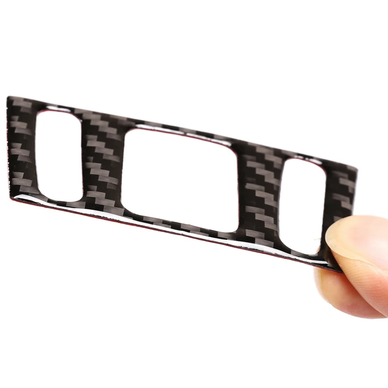 

Carbon Fiber ABS Warning Light Switch Cover Trim Button Decorative Cover Stickers for Nissan X-Trail 2014-2018