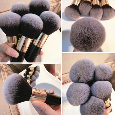 

New Fashtion Large Round Head Buffer Foundation Powder Makeup Brushes Plump Round Brush Makeup BB Cream Tools