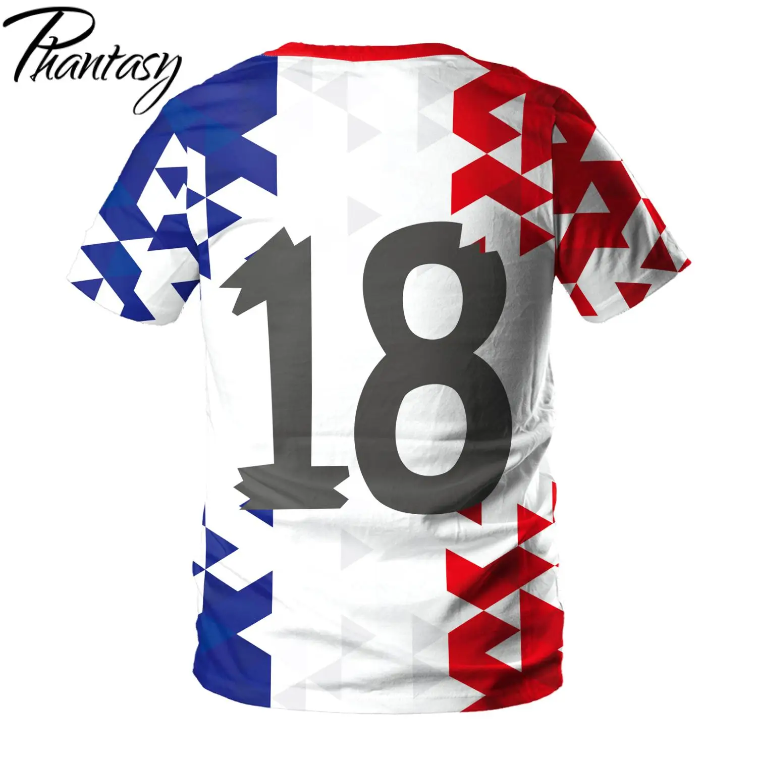 Футболка Phantasy с Европейским флагом Хорватии футболка HR красная белая в сетку