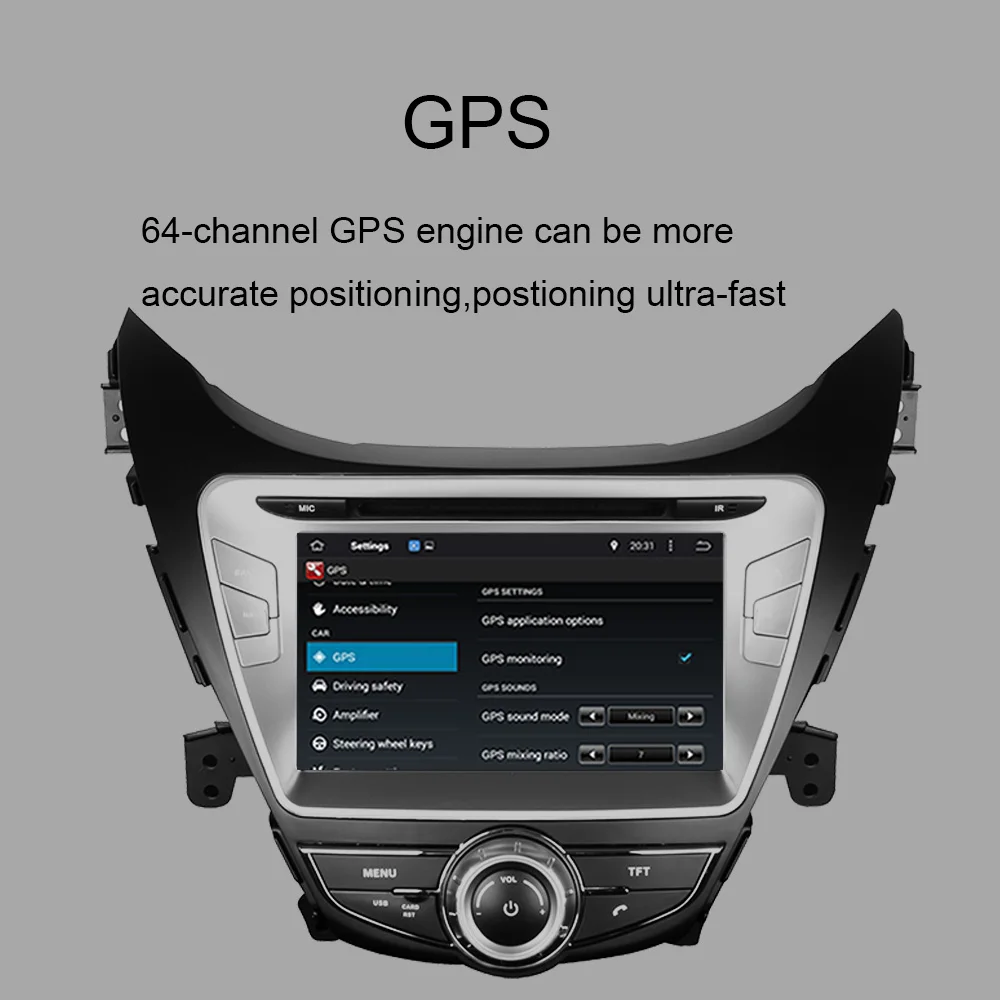 Автомобильный GPS-навигатор для HYUNDAI ELANTRA/MD 2011-2013 автомобильное радио стерео