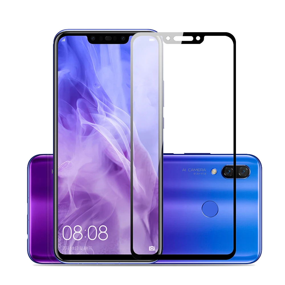 Чехол для huawei p smart plus 2019 2018 защитная пленка из закаленного стекла экрана телефона