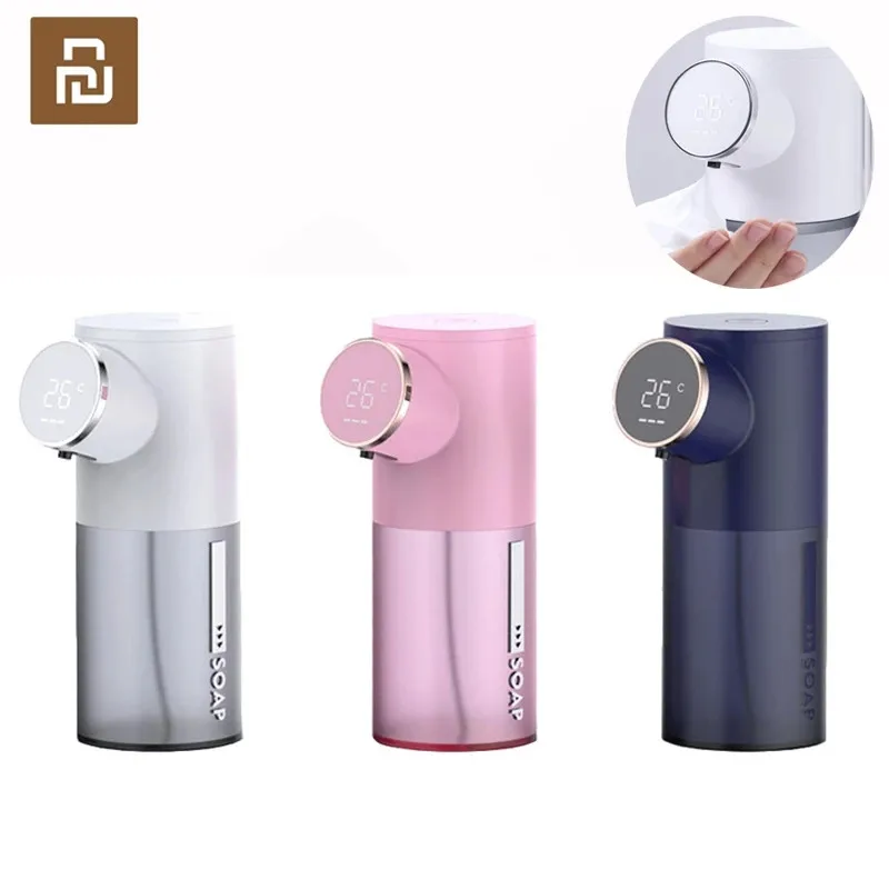 

Portable Automatic Soap Dispenser 320ml Foam Hand Washer USB Rechargeable Temperature LED Digital Display Foam Hand Sanitizer