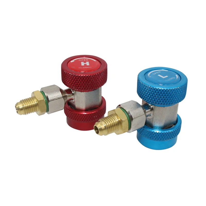 2 шт./компл. R134A A/C Регулируемый быстродействующий соединитель для кондиционера