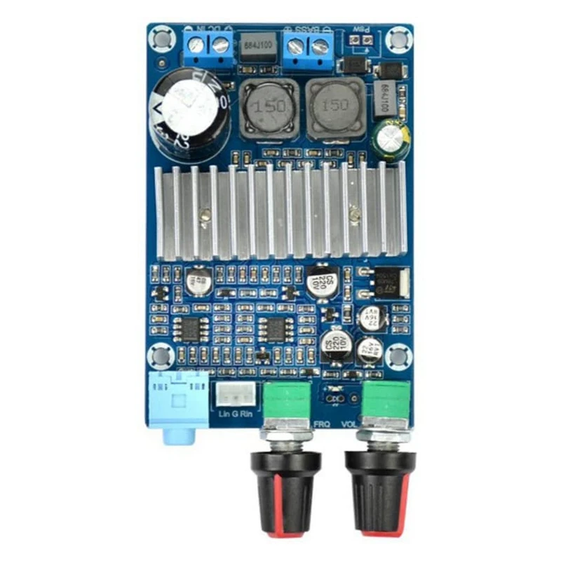 TPA3116 сабвуфер усилитель доска 100 Вт бас Выход DC12 24V цифровой небольшой Мощность