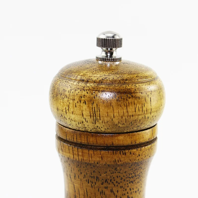 1 Pcs Kitchen Cooking Tools 5 Inch Classic Wood Pepper Mill Chili Spice Salt Corn Grinder | Дом и сад