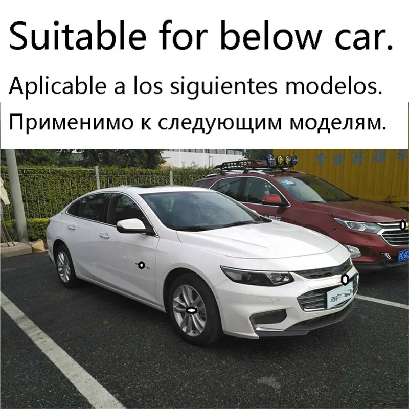 Хромированная автоматическая ручка для двери внешняя модификация стикер