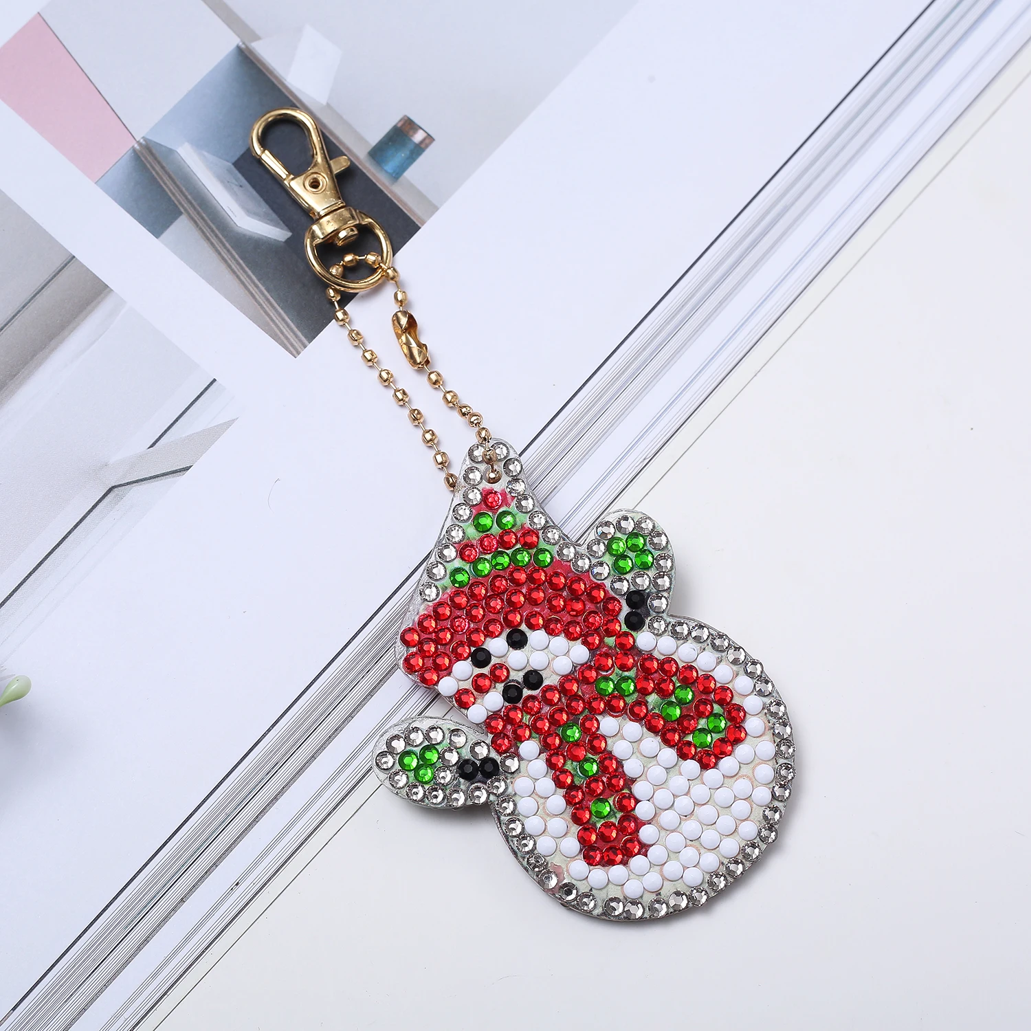 1-6 шт DIY Полный Алмазный брелок специальная форма алмазная картина сердце
