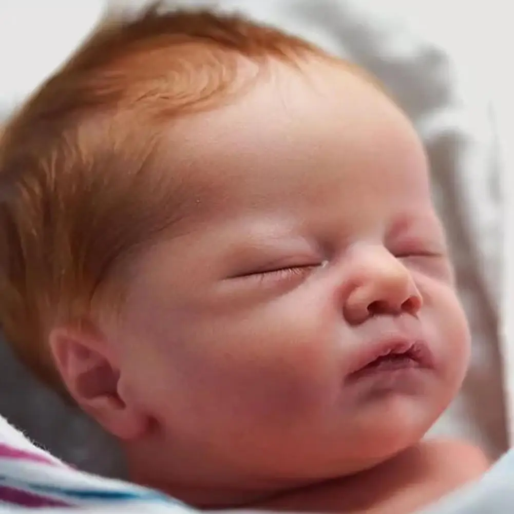 

NPK 18inch Reborn Doll Sleeping Baby Kit Charlotte With Bent Legs Unfinished Parts With Body