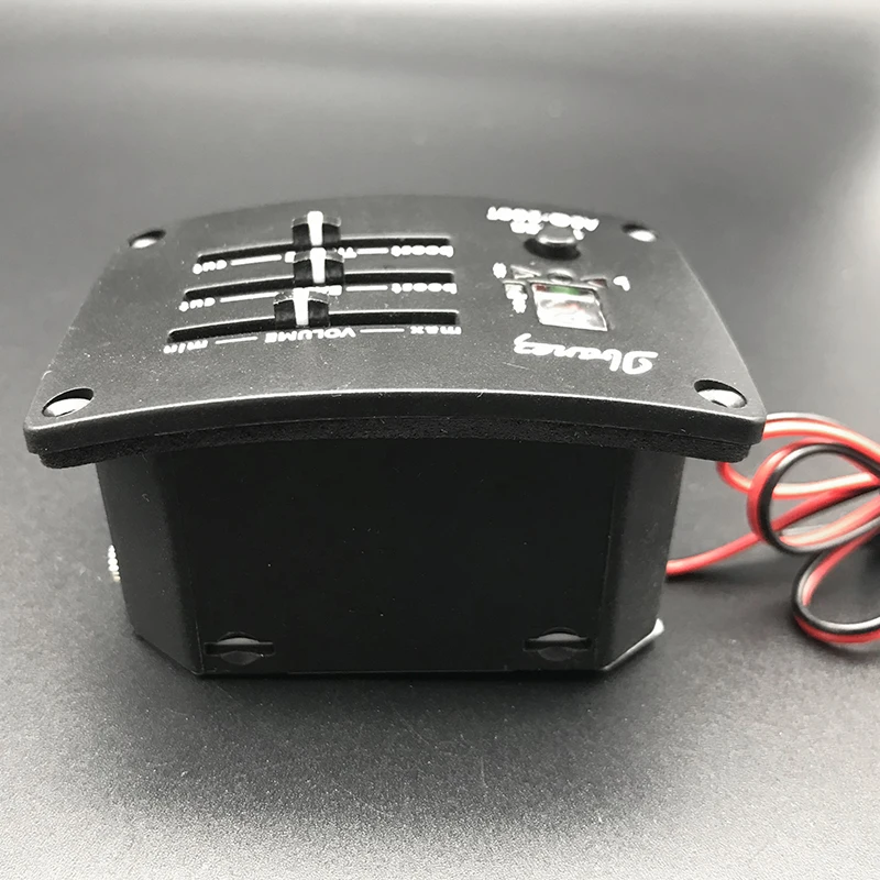 3 полосный эквалайзер предусилитель пьезозвукосниматель усилитель AEQ 200T черного