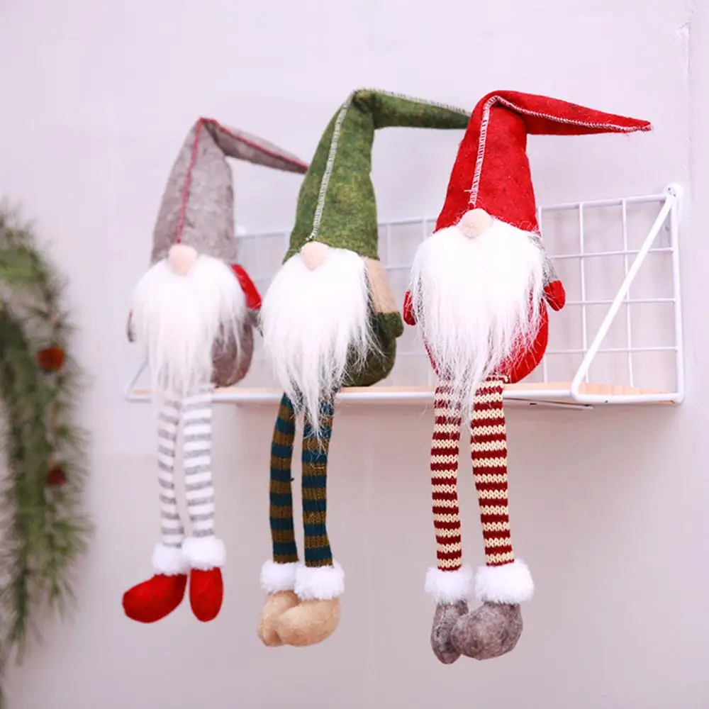 QIFU Christmas Cartoon Doll Ornaments Merry Decorations For Home Xmas Gift 2021 Navidad Happy New Year Decor 2022 Noel | Дом и сад