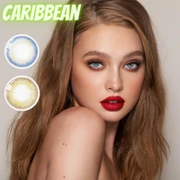 2pcs caribbean seriers colored contact lenses eye year toss contact lenses color cosmetic contact lens for eyes bio essence