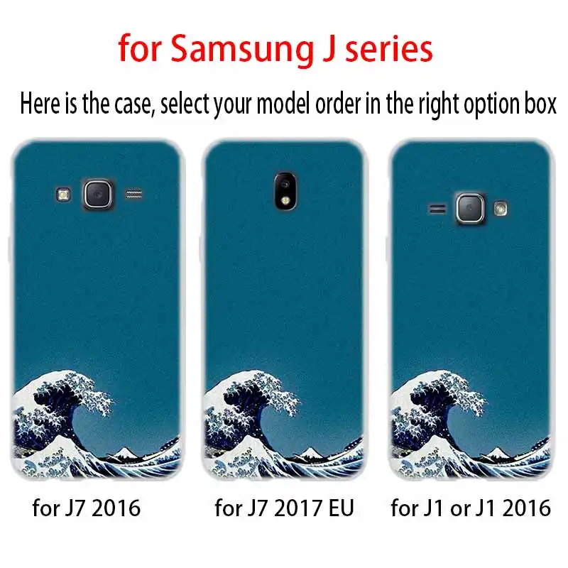 Мягкий чехол из ТПУ для Samsung Galaxy J6 J8 J5 J7 J4 Core Plus 2018 2016 2017 EU Prime Pro Ace Wave Art Japanese Classic |