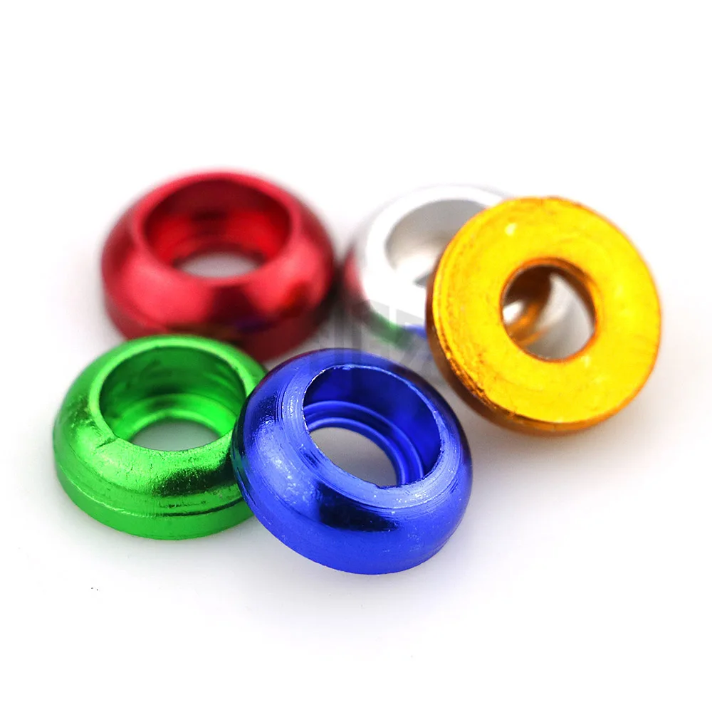 10 шт. мотоцикл 6 мм Универсальный алюминиевый болт для номерного знака Винты