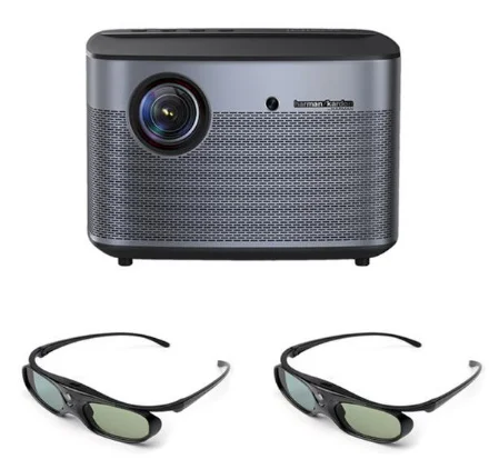 Glassic x2 Set XGIMI H2 1920*1080 dlp Full HD проектор 1350 ANSI люмен 3D проектор Поддержка 4K Android wifi мультимедийный проектор с технологией Bluetooth - Цвет: Glassic x2 Set