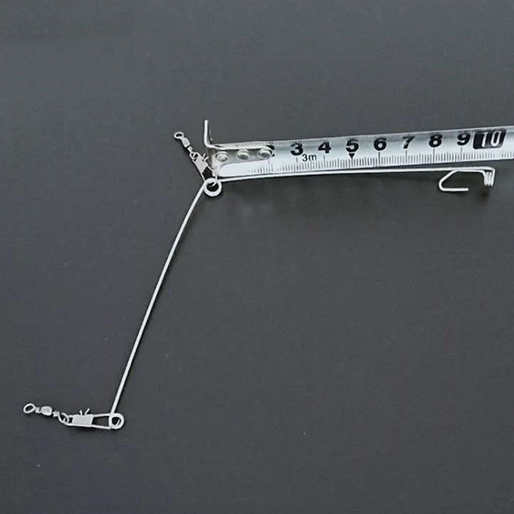 

10pcs Stainless Steel Fishhook Automatic Device Trap Fishing Hook Tool Accessories Universal Full Speed All The Water Suitable