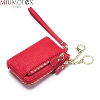 wristlet wallets for women coin purse genuine leather clutch bags 2021 new ladies money credit card keychain holder short wallet