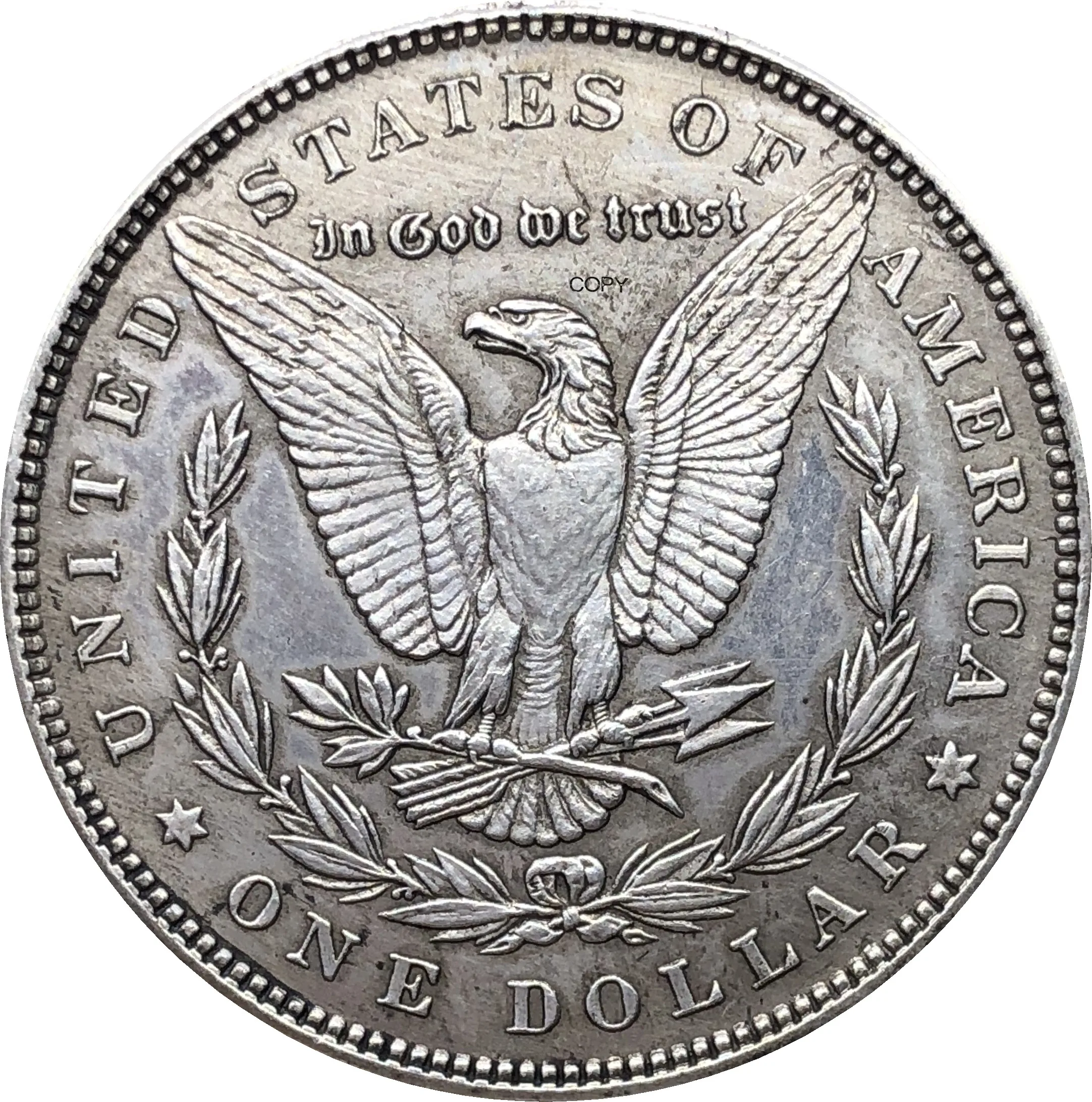 Соединенные Штаты Америки 1921 Морган один доллар Монета США Свобода Мельхиор