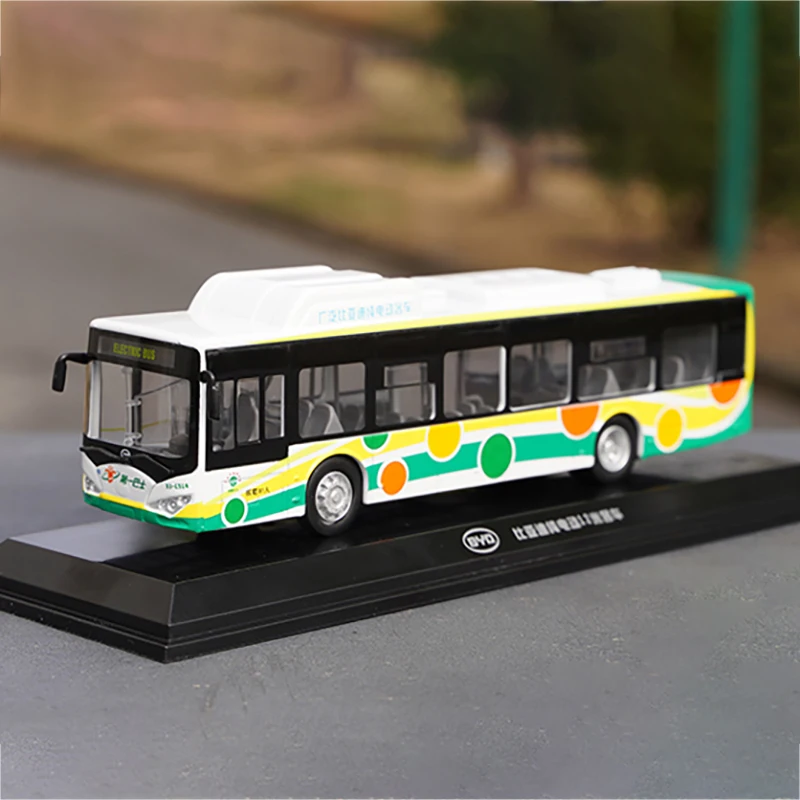 1:64 масштаб BYD K9 K8 Чистая электрическая модель автобуса Gac литые под давлением