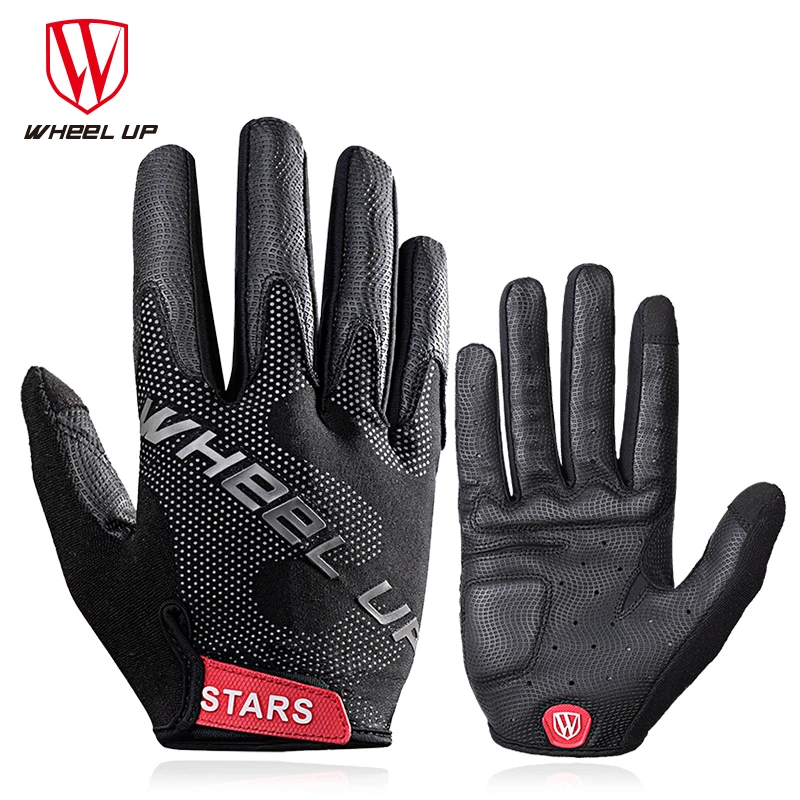 

Wheel Up Full Finger Cycling Glove Anti-slip Bike Bicycle Gloves Touch Screen MTB Road Bike Gloves Sport Shockproof Gloves
