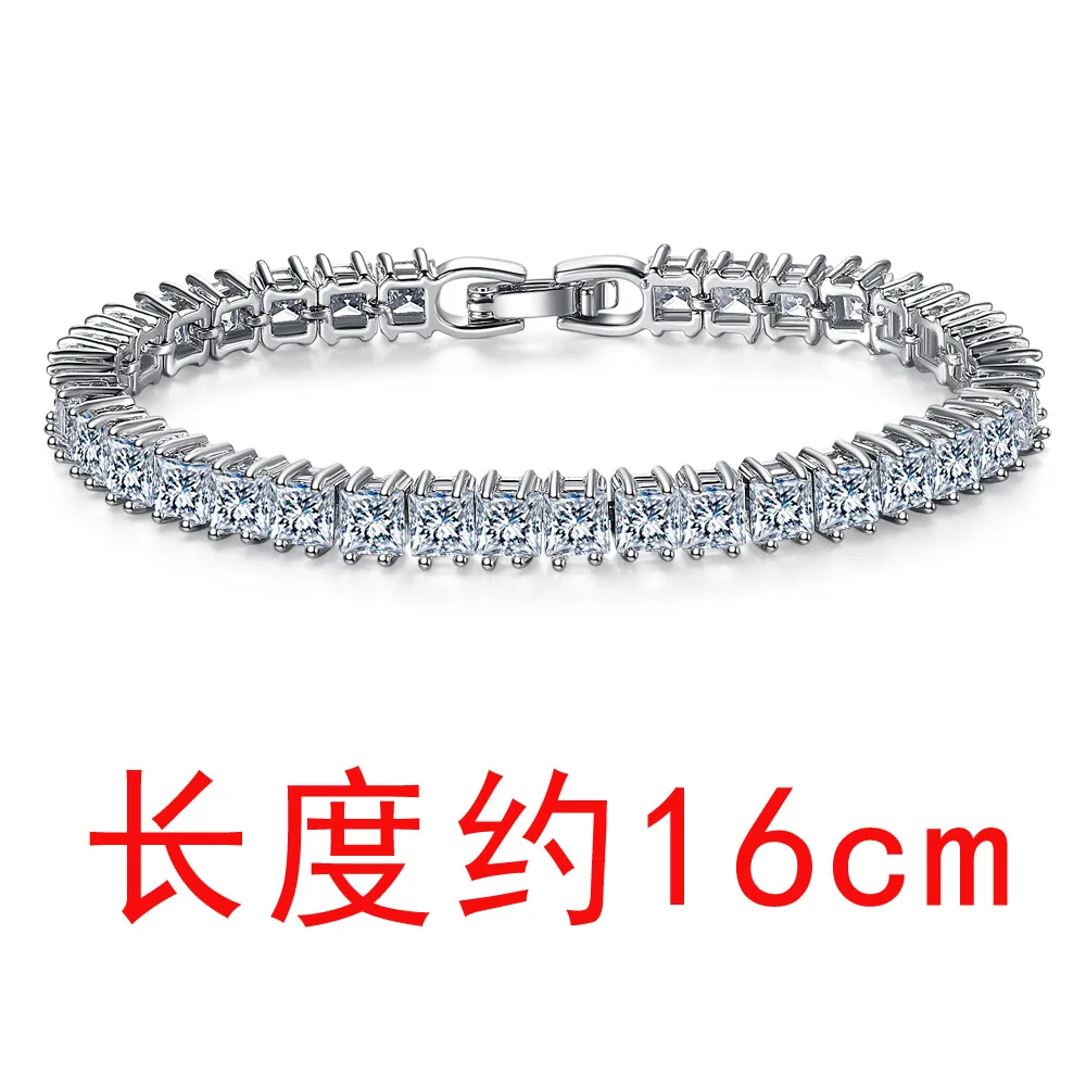 

SCB74 Simple square zircon bracelet