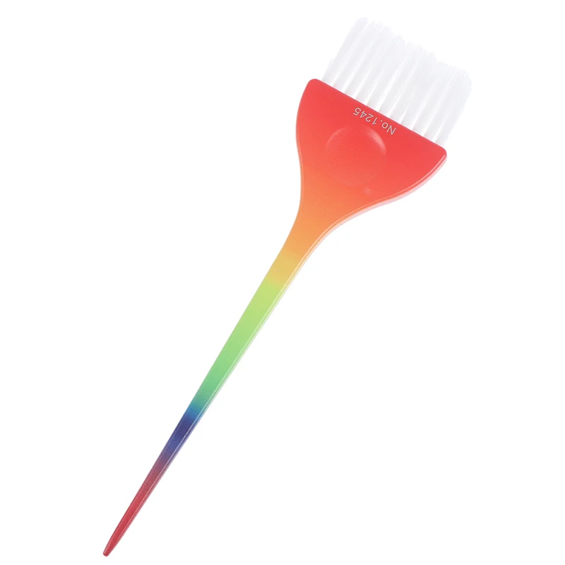 

1Pcs Gradient Color Rainbow Hair Dye Brush Hair Coloring Dye Cream Brush Practical Comb Salon Hairstyler Accessories