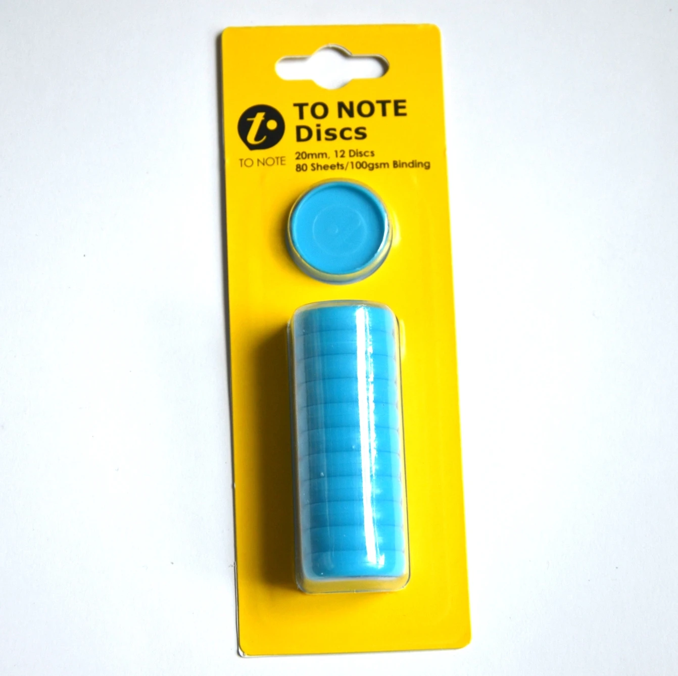 20mm blue 12 шт./партия, прозрачное цветное пластиковое связывающее кольцо, дисковое свободное кольцо, округлое рулон, внутренние книги, офисное хранилище - Color: 20mm blue