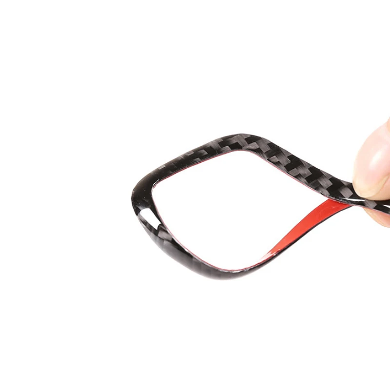 Стайлинг автомобиля наклейка из натурального углеродного волокна для