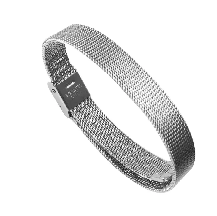 Серебряная манжета Сетчатый Дизайн браслет Модные женские ювелирные изделия в