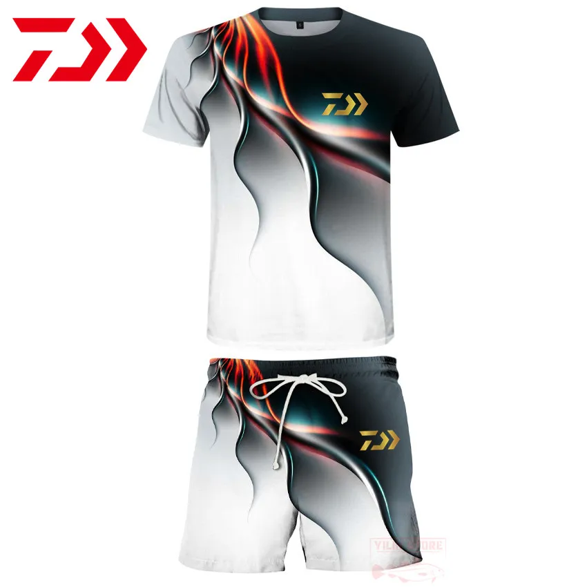 

2022 Daiwa Fishing Suits Men Fishing T Shirt Summer Shorts for Pants Fishing Clothing Outdoor Sportswear Clothes Fishing Wear