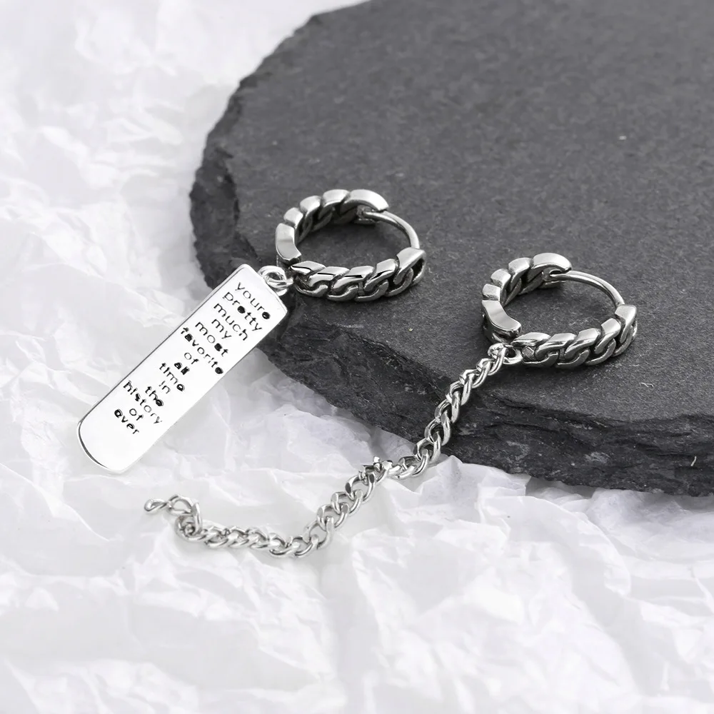 Женская ВИНТАЖНАЯ фотография с надписью Длинная кисточка цепочка асимметричная