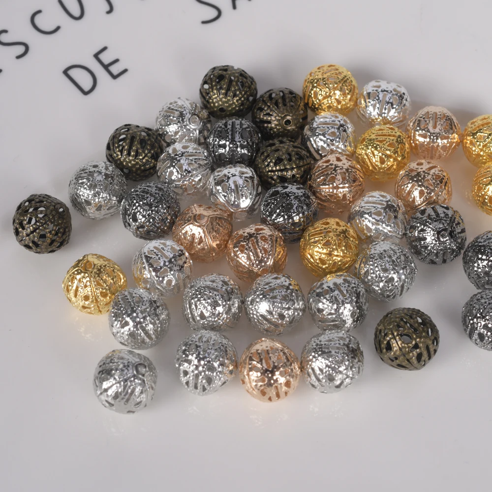 10 200 шт./лот 4 20 мм круглые бусины разделители для браслетов ожерелий серег