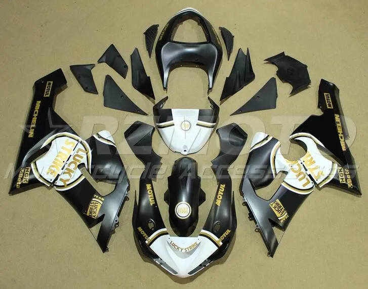 

New ABS Whole Motorcycle bike Fairings Kit Fit for Kawasaki Ninja ZX-6R 2005 2006 05 06 636 Bodywork set Lucky golden