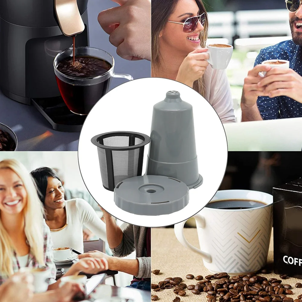 3 предмета кофейные фильтры многоразовая капсула для кофе чашка Keurig My K-Cup