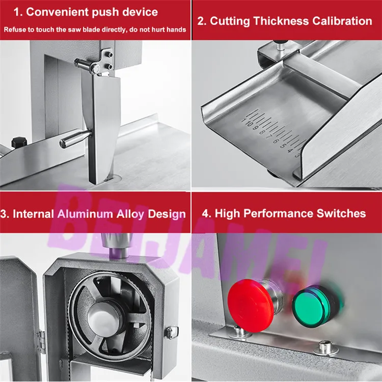 BEIJAMEI 2020 Автоматическая нож для мяса и костей Bone пила машина электрическая