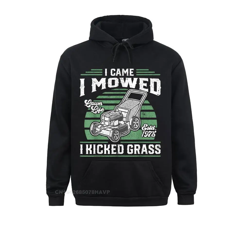 

Я пришел, я пришил, я поносил траву, забавная газонокосилка для папы, простые Стильные толстовки, мужские толстовки с капюшоном на День Благодарения