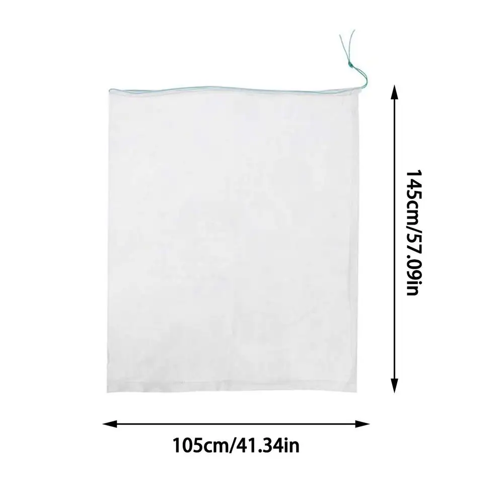 

Plant Net Protective Cover Garden Netting Bags Protecting Bag Potted Fruit Protection Bag Drawstring Design Bird-proof Netting