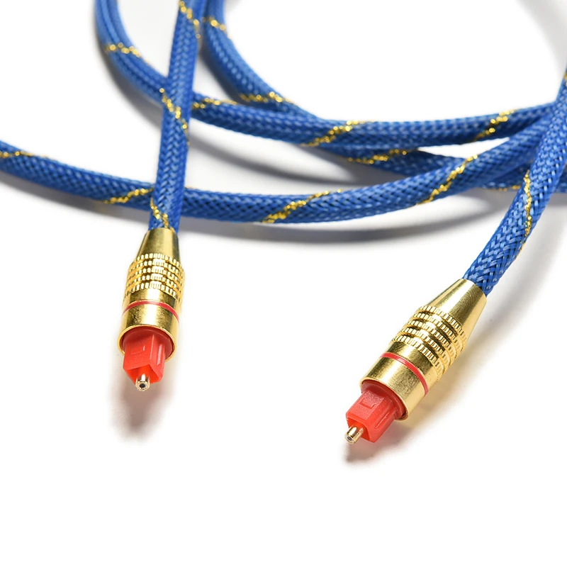 

JETTING 1 pc 2M Premium Toslink Digital Optical Fiber Audio Cable TV Cord 6.5FT OD 5.0 Drop Shipping