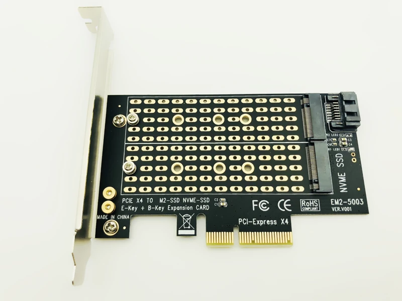 Переходник M.2 NVMe SSD NGFF на PCI E 3 0 X4 переходник M Key B Express NVME m.2 M2 SATA почтовой карты|Платы