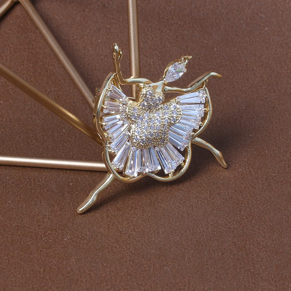 

New jewelry fashion versatile ballet women dance high-grade Brooch clothing accessories trend