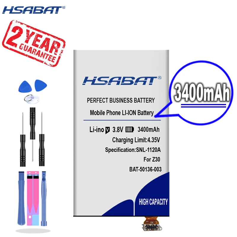 Новое поступление [HSABAT] 3400mAh BAT-50136-003 Сменный аккумулятор для BlackBerry Z30 | Мобильные