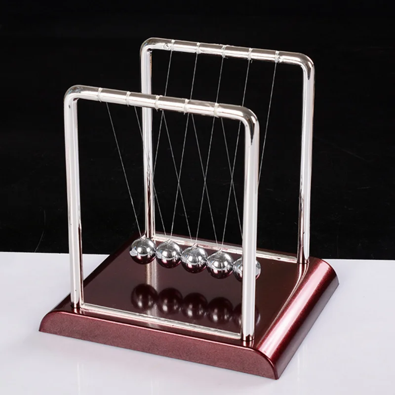 

Newton's Cradle Physics Science Pendulum Educational Juguetes Kids Toys Children Metal Balance Ball Antistress Games Toy J0425