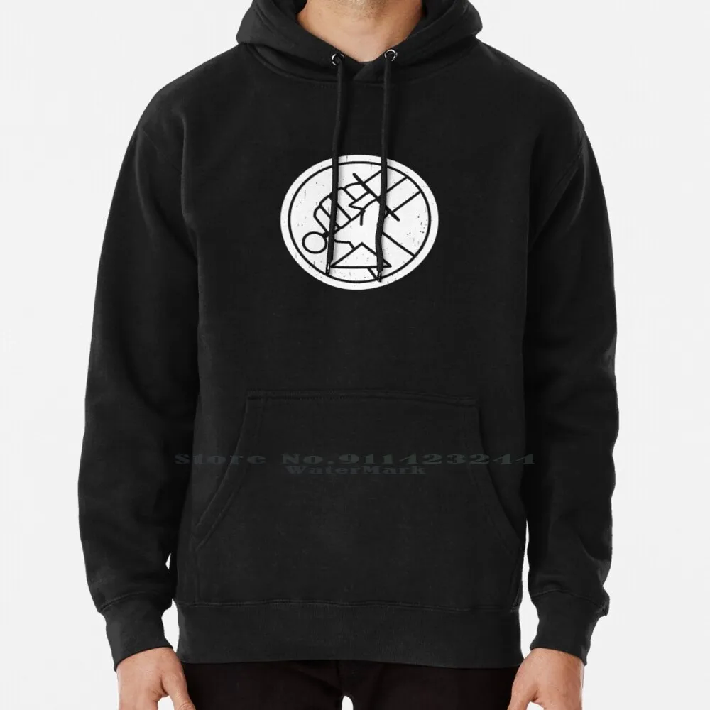 

B.p.r.d. Logo Hoodie Sweater 6xl Cotton Hellboy Bprd B P R D Logo Symbol Dark Horse Comics Bureau Of Paranormal Research And