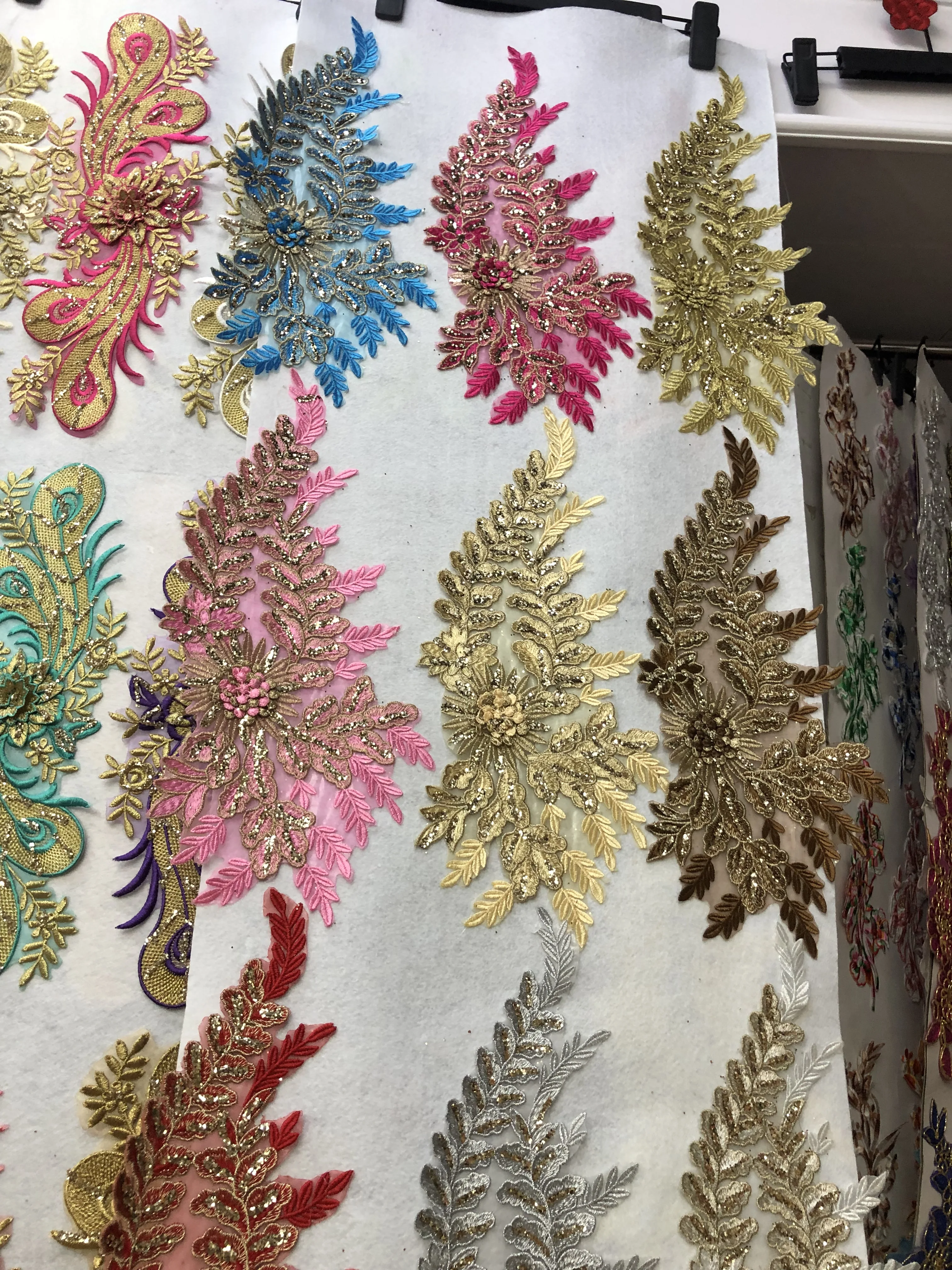 5 пар аппликация с цветочной вышивкой | Дом и сад