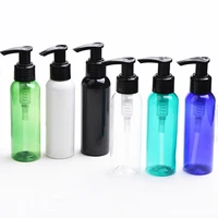 100ml empty liquid soap pump plastic cosmetic lotion bottles pet shampoo container with lotion pump 100cc shampoo pump bottle