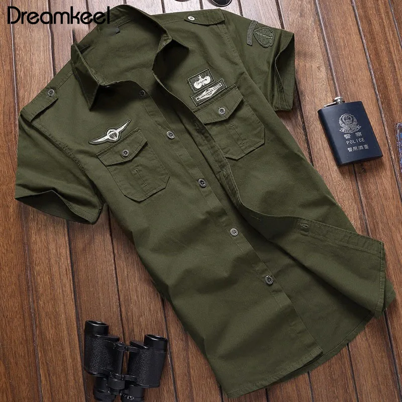 Рубашка мужская хлопковая приталенная с длинным рукавом | Мужская одежда