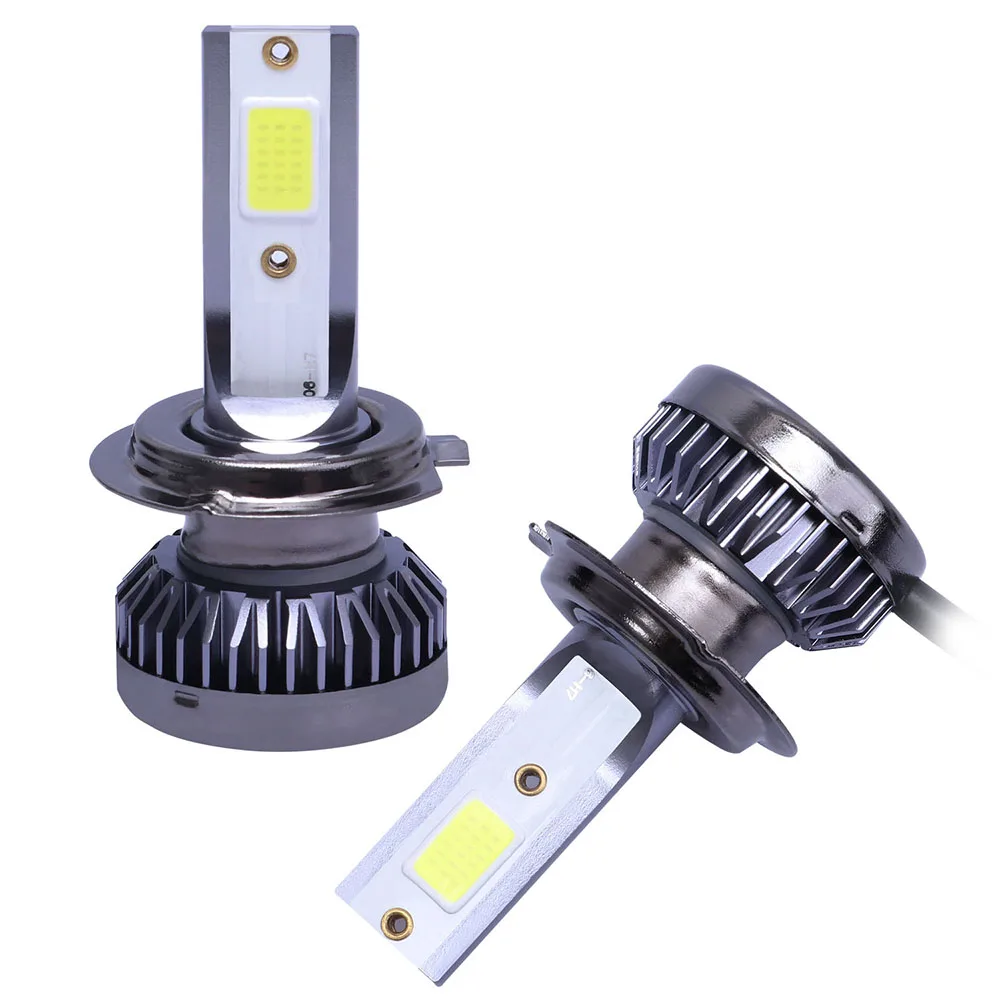 

Мини H7 светодиодный фары для авто Conversion Kit Hi/короче спереди и длиннее сзади) луча лампы 8000K