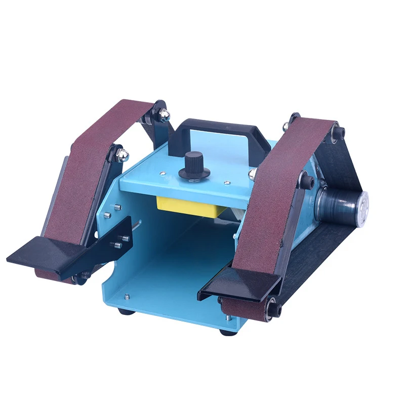 

Multifunction Desktop Biaxial Belt Machine Portable Sanding Machine Polisher Sanding Sharpen Tool Grinder Sandpaper Machine 220v