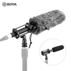 BOYA BY-BM6060 суперкардиоидный конденсаторный микрофон 60 Гц-20000 Гц, 3-контактный, поддержка частоты XLR, аккумулятор или фантомный источник питания