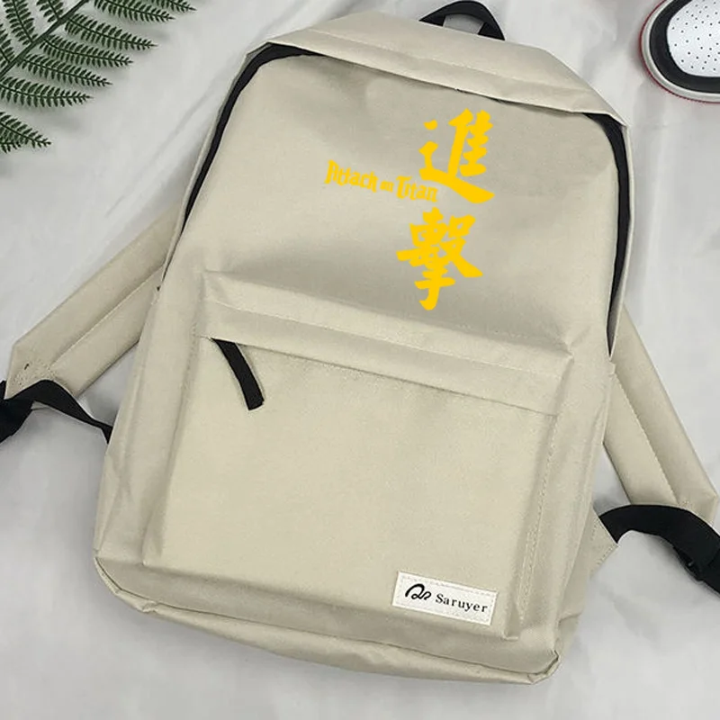 

Attack on Titan Shingeki No Kyojin bagpack backpack mochilas fashion kawaii anime schoudertassen men backpack